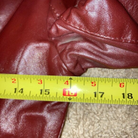 UNWORN Vintage 70s or Early 80s Leather Coat Size Small Office Daily Wear Fall - Picture 9 of 12